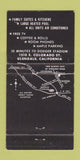 Matchbook Cover - Town House Motel Glendale CA 30 Strike