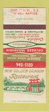 Matchbook Cover - New Golden Dragon Restaurant Grand Rapids MI WORN 30 Strike