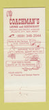Matchbook Cover - Coachman's Charcoal Hearth Atlantic City NJ 30 Strike