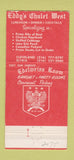 Matchbook Cover - Eddy's Chalet West North Ridgeville OH 30 Strike