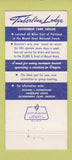 Matchbook Cover - Timberline Lodge Government Camp OR 30 Strike