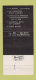 Matchbook Cover - Hotel Morgan Morgantown WV 30 Strike