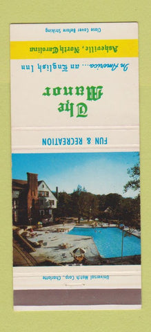 Matchbook Cover - The Manor Asheville NC 30 Strike
