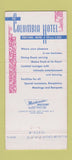 Matchbook Cover - Columbia Hotel Portland ME 30 Strike
