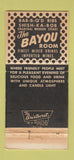 Matchbook Cover - Halleman's Cotton Patch San Diego CA 30 Strike
