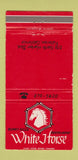 Matchbook Cover - White House Restaurant Fullerton CA 30 Strike