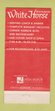 Matchbook Cover - White House Restaurant Fullerton CA 30 Strike