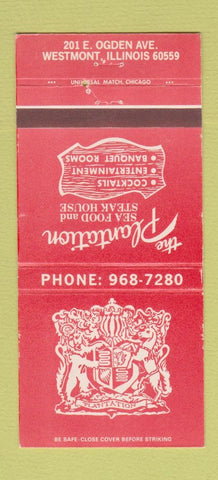 Matchbook Cover - Plantation Restaurant Westmont IL 30 Strike