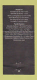 Matchbook Cover - Panda Inn Chinese Pasadena Glendale San Diego CA 30 Strike