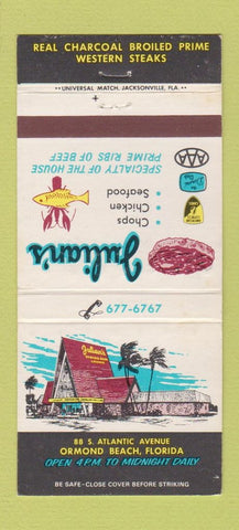 Matchbook Cover - Julian's Restaurant Ormond Beach FL 30 Strike