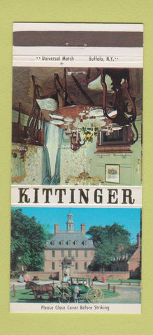 Matchbook Cover - Kittinger Williamsburg Furniture  30 Strike