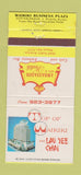 Matchbook Cover - Ambassador Hotel Waikiki Hawaii 30 Strike