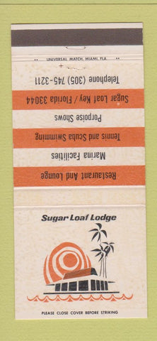 Matchbook Cover - Sugar Loaf Lodge Sugar Loaf Key FL 30 Strike