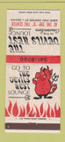 Matchbook Cover - Devils Nest Lounge Omaha NE 30 Strike