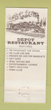 Matchbook Cover - Depot Restaurant Waukesha WI WEAR 30 Strike