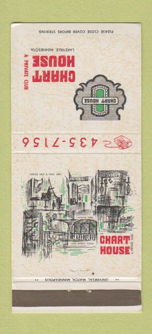Matchbook Cover - Chart House Club Lakeville MN 30 Strike