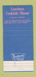 Matchbook Cover - Jumping Brook Rstaurant Golf Neptune NJ 30 Strike