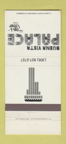 Matchbook Cover - Buena Vista Palace Walt Disney World 30 Strike