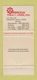 Matchbook Cover - Arrow Trucking Gainesville GA IMPRINT 30 Strike