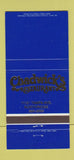 Matchbook Cover - Chadwick's Restaurant Northridge CA 30 Strike