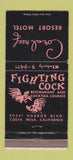 Matchbook Cover - Coral Reef Resort Motel Costa Mesa CA 30 Strike