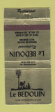 Matchbook Cover - Le Bedouin Restaurant La Jolla CA WEAR 30 Strike