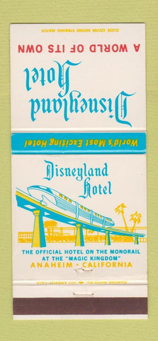 Matchbook Cover - Disneyland Hotel Anaheim CA 30 Strike
