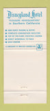Matchbook Cover - Disneyland Hotel Anaheim CA 30 Strike