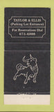 Matchbook Cover - Steakery San Francisco? 30 Strike