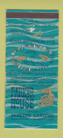 Matchbook Cover - Parker House Landing Washougal WA WEAR 30 Strike