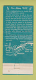 Matchbook Cover - Parker House Landing Washougal WA WEAR 30 Strike