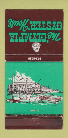 Matchbook Cover - Olympia Oyster House Olympia WA WORN 30 Strike