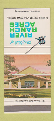 Matchbook Cover - Clubs of River Ranch Acres Lake Wales FL 30 Strike