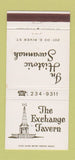 Matchbook Cover - The Exchange Tavern Savannah GA 30 Strike
