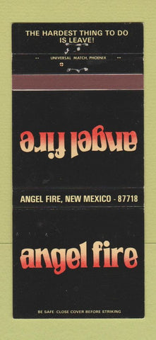 Matchbook Cover - Angel Fire NM Tourism 30 Strike