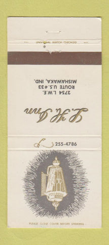 Matchbook Cover - LH Inn Mishawaka IN 30 Strike