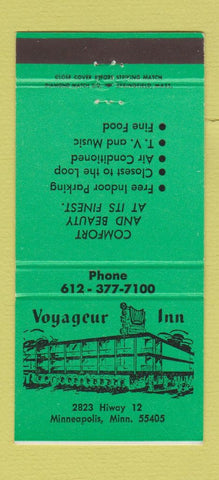 Matchbook Cover - Voyageur Inn Minneapolis MN 30 Strike