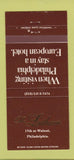 Matchbook Cover - The Latham Hotel Philadelphia PA 30 Strike