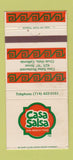 Matchbook Cover - Casa Salsa Mexican Food Chula Vista CA 30 Strike