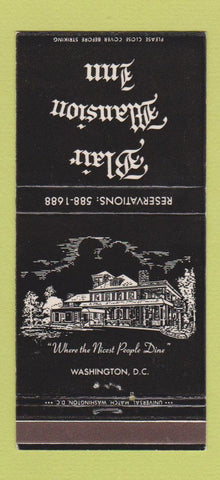 Matchbook Cover - Blair Mansion Inn Washington DC 30 Strike