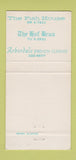 Matchbook Cover - Peter Alioto's Restaurant San Francisco Sausalito CA 30 Strike