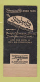 Matchbook Cover - Hotel Leland Springfield IL WORN 30 Strike