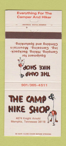 Matchbook Cover - Camp Hike Shop Memphis TN camping hiking supply 30 Strike
