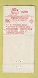 Matchbook Cover - Town House Motel Zanesville OH 30 Strike