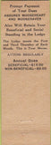 Matchbook Cover - Matchbook Cover Moose Lodge Gettysburg PA
