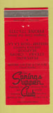 Matchbook Cover - Springs Supper Club Piqua OH 30 Strike