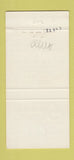 Matchbook Cover - Springs Supper Club Piqua OH 30 Strike