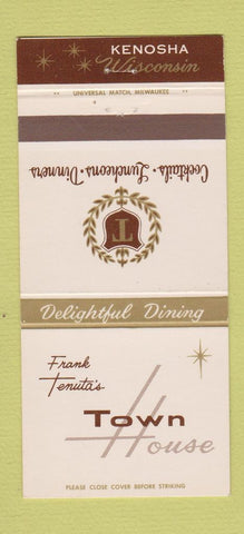 Matchbook Cover - Town House Kenosha WI 30 Strike