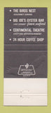 Matchbook Cover - Silver Bird Hotel Casino Las Vegas NV 30 Strike