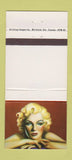 Matchbook Cover - Marilyn Monroe girlie 30 Strike